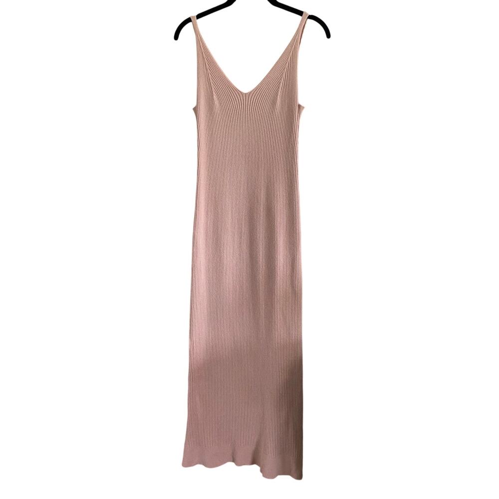 RSIV Sleeveless Sweater Dress Beige Size Medium
